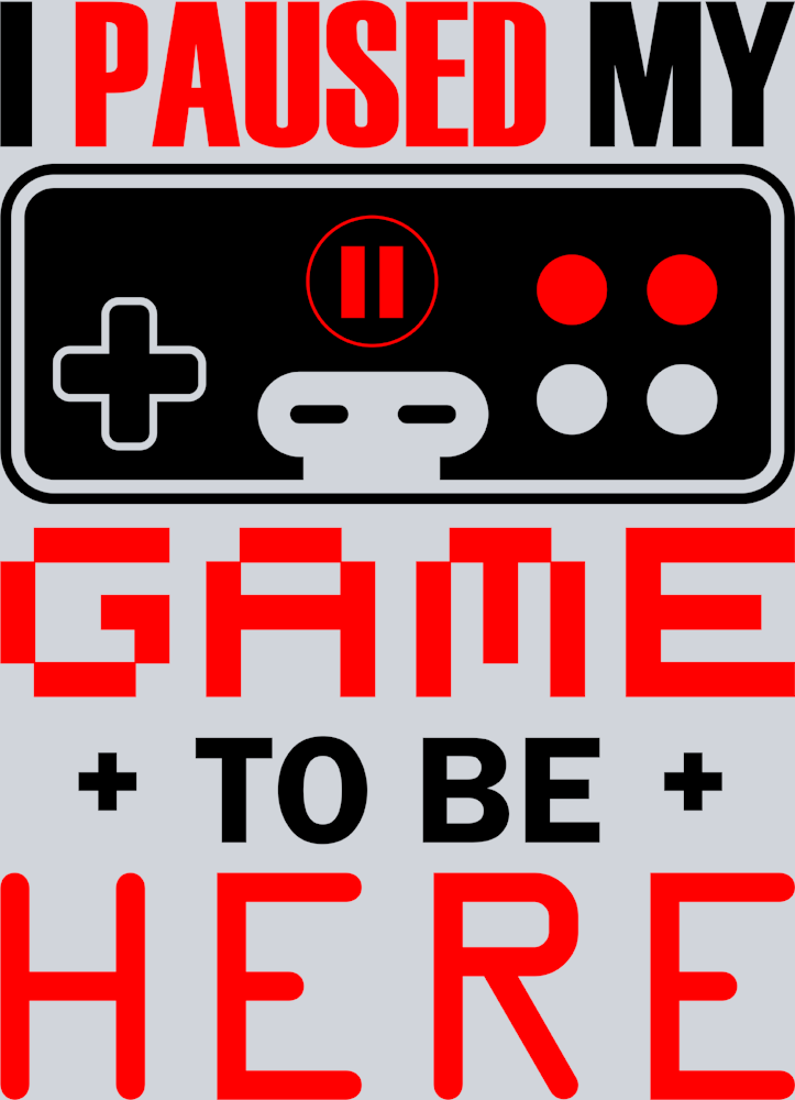 I Paused My Game To Be Here - STK06942