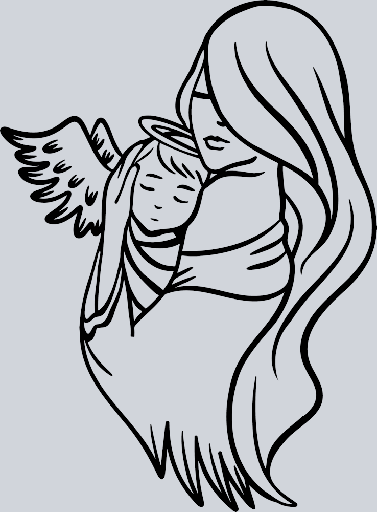 Infant Baby Loss Angel Memorial - STK07303