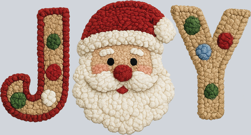 Faux Yarn Christmas Joy - STK07486