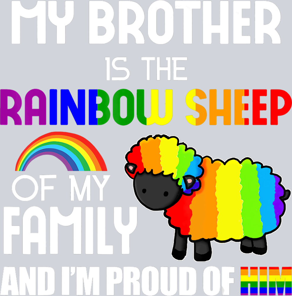 My Brother Is The Rainbow Sheep - STK04400