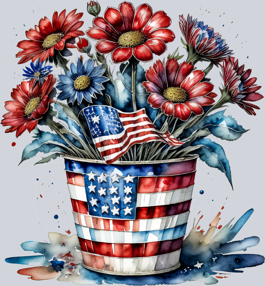 Patriotic Flowers 4 - STK04699