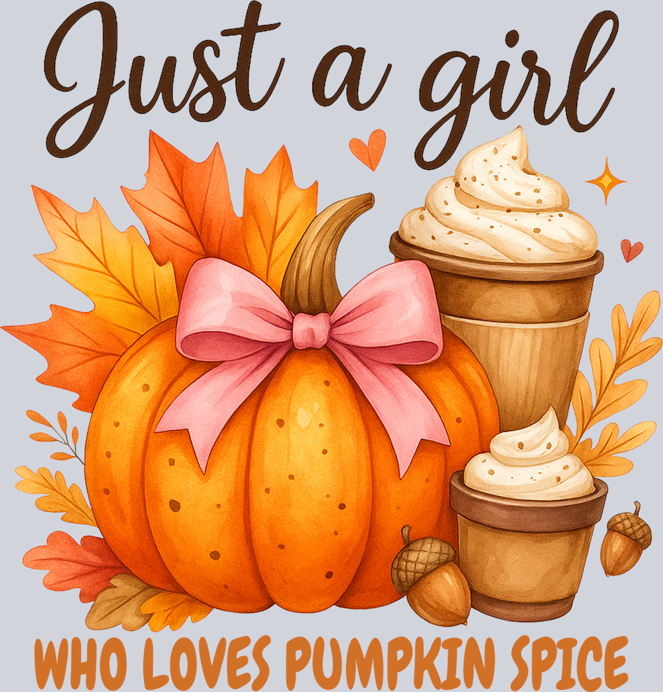 Just a Girl Who Loves Pumpkin Spice - STK07395