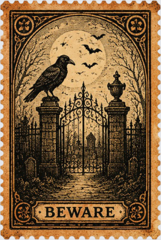 Beware Stamp - STK07956