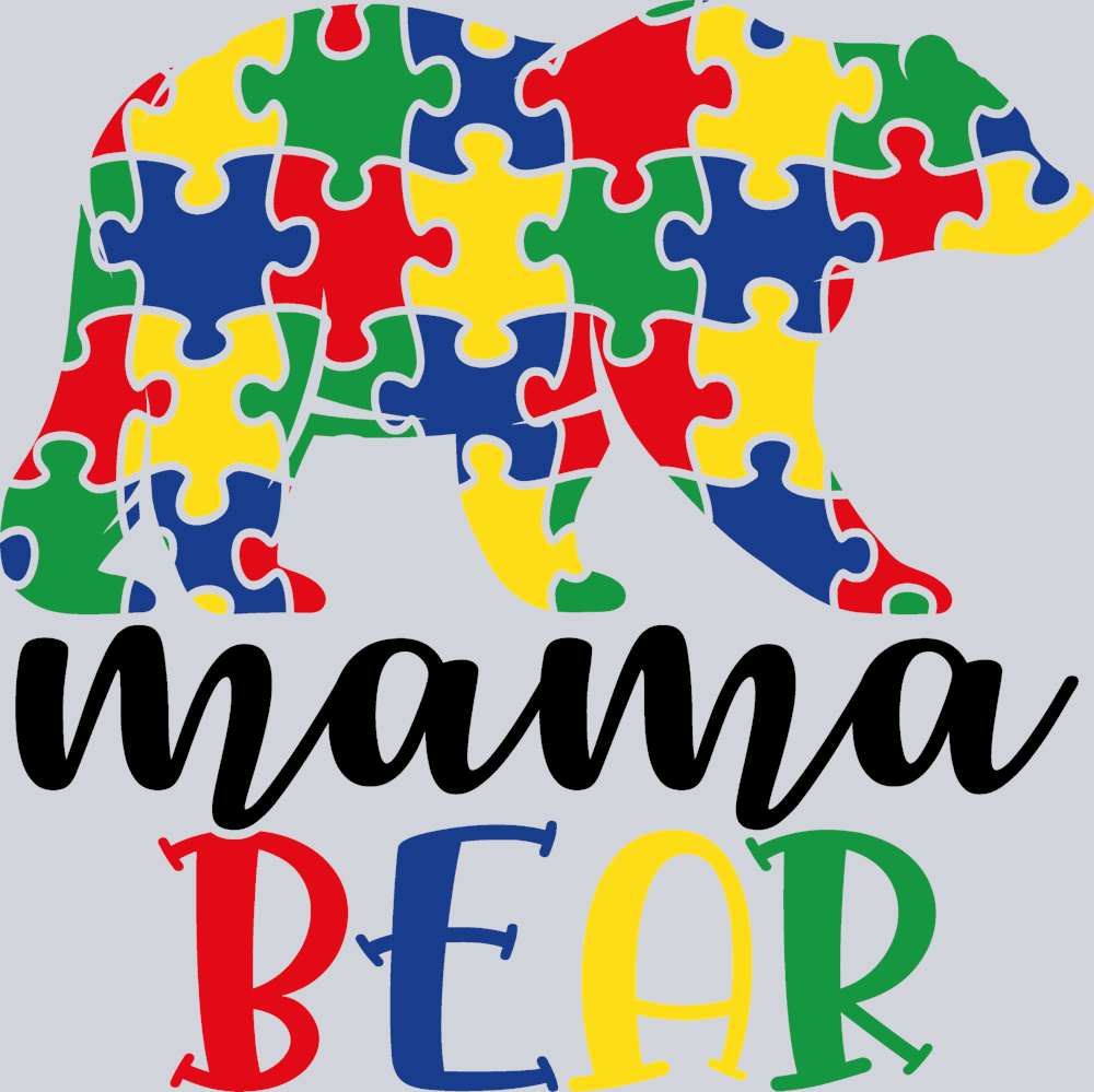 Autism Mama Bear - STK00317