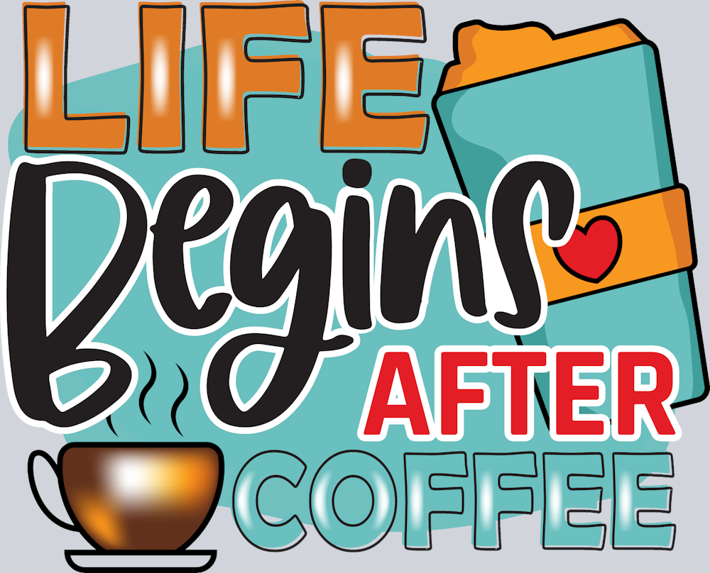 Life Begins After Coffee Travel Cup - STK03598
