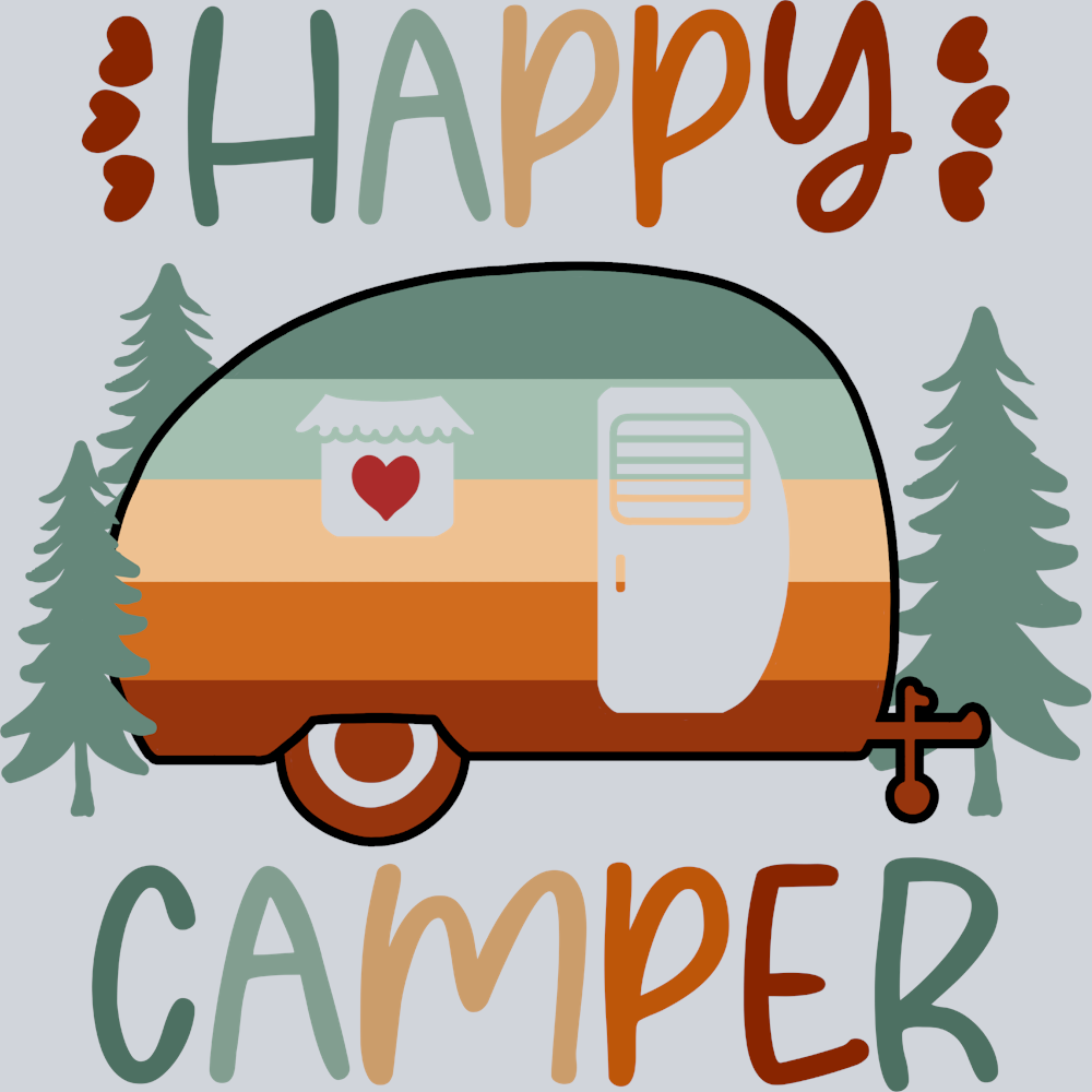 Outdoors Happy Camper - STK04663