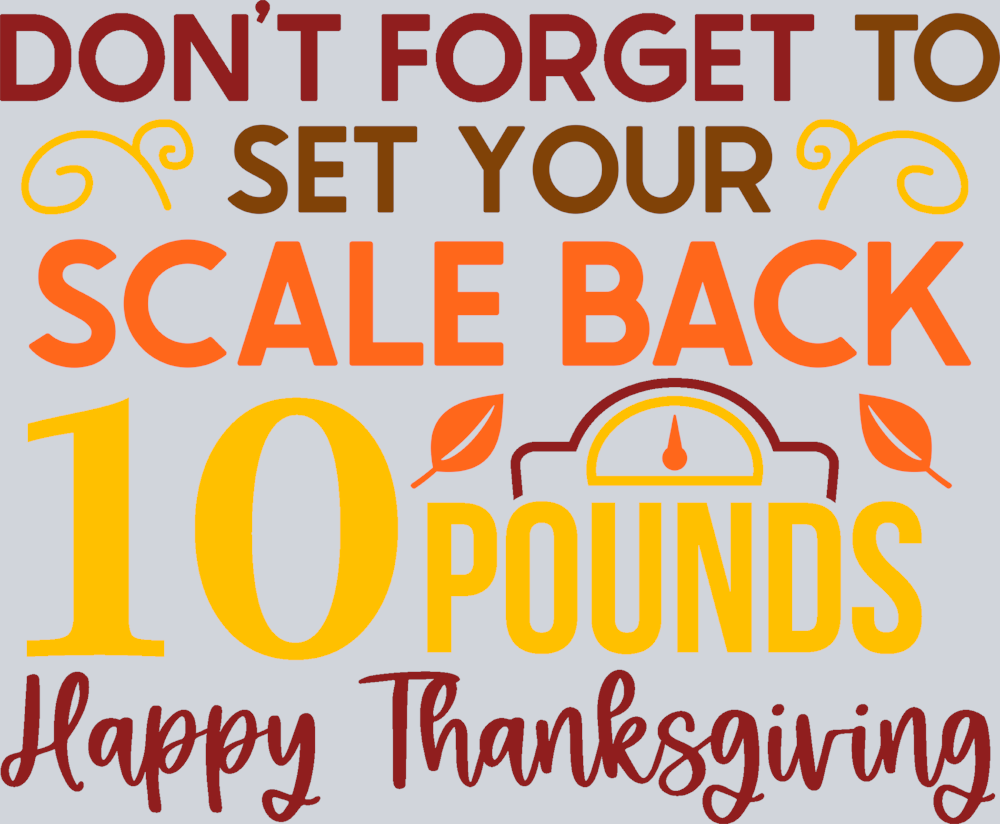 Don't Forget To Scale Back - STK01684