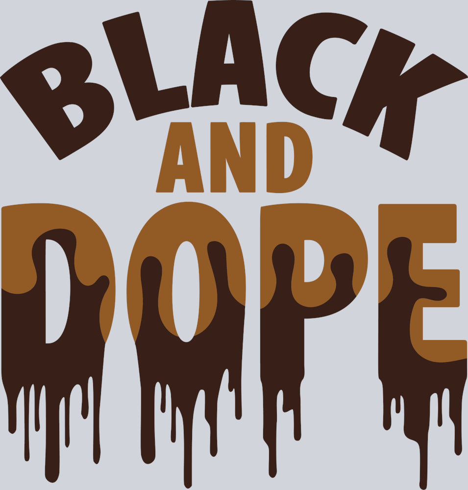 Black And Dope Drip  - STK00577