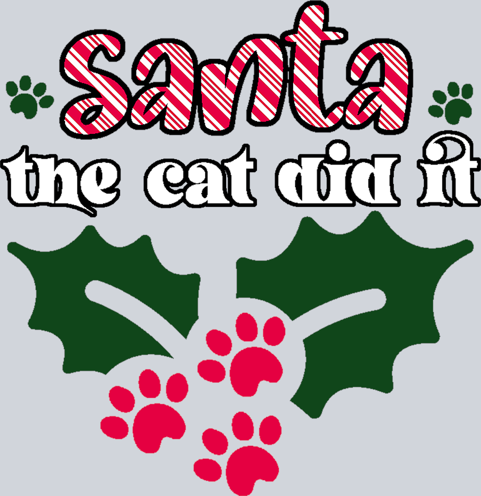 Pets Santa The Cat Did It - STK04891