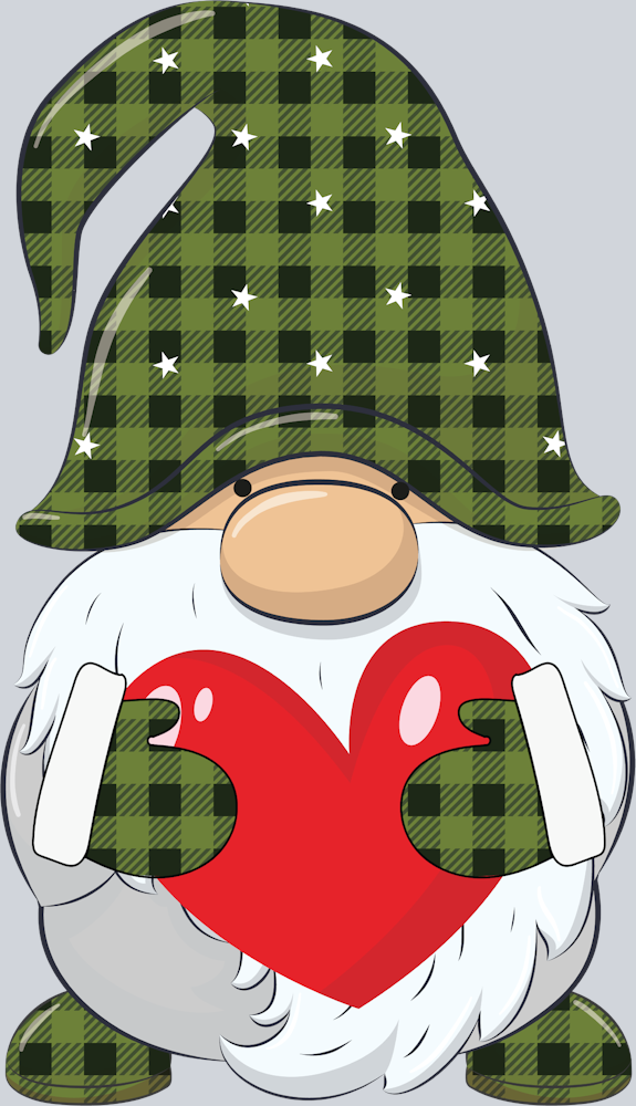 Gnome Green Plaid - STK02286