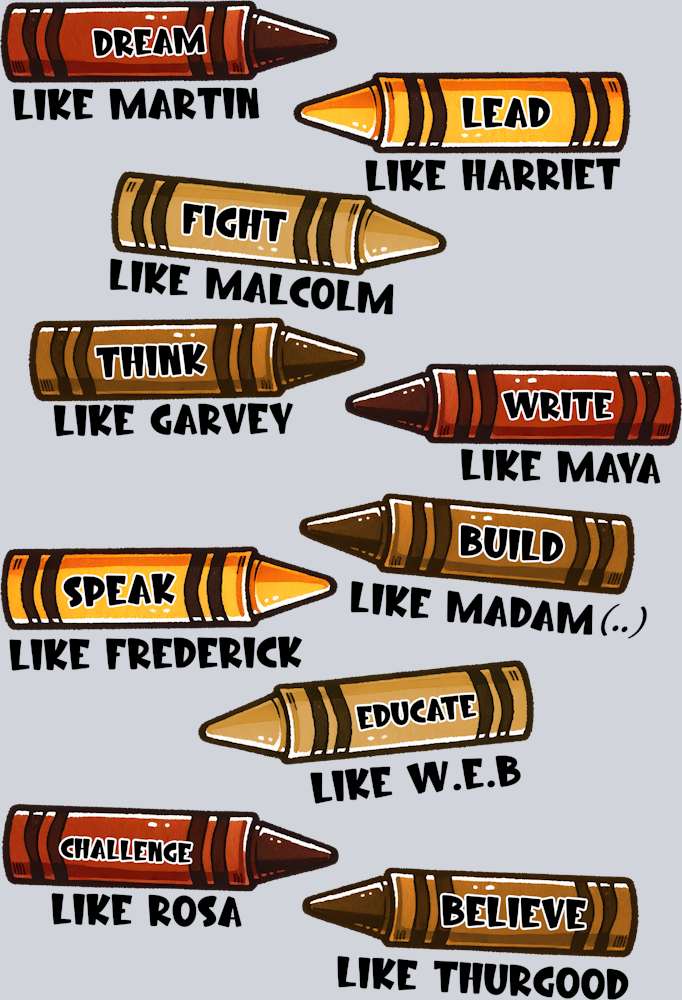 Black History Crayons - STK00667