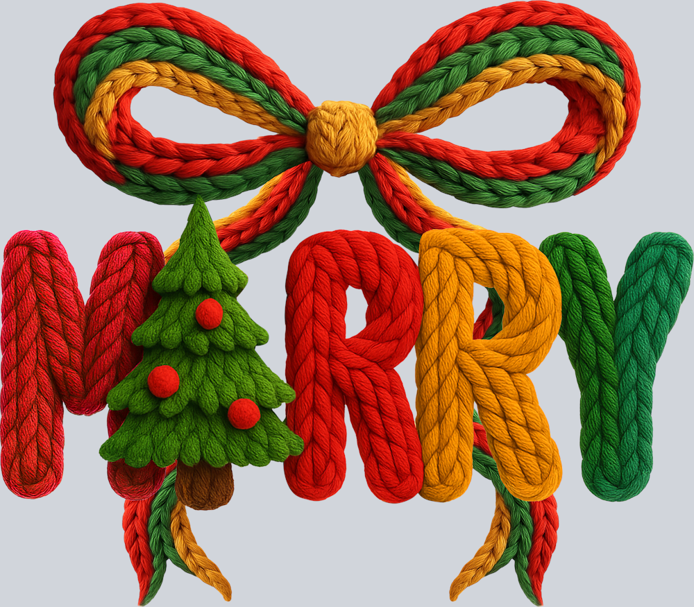 Faux Yarn Merry - STK07506