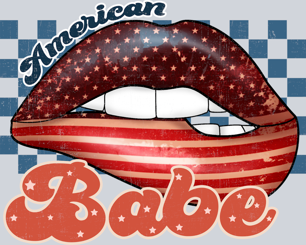 American Babe Lips Stars And Stripes - STK00159