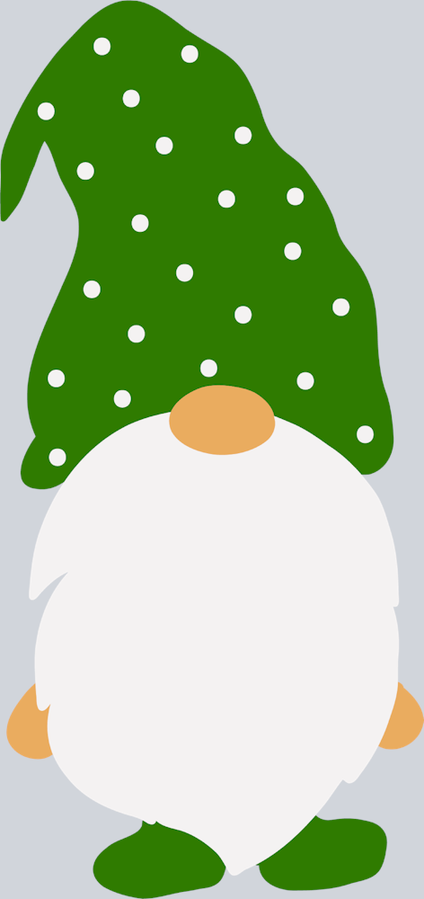 Gnome White Dots - STK02340