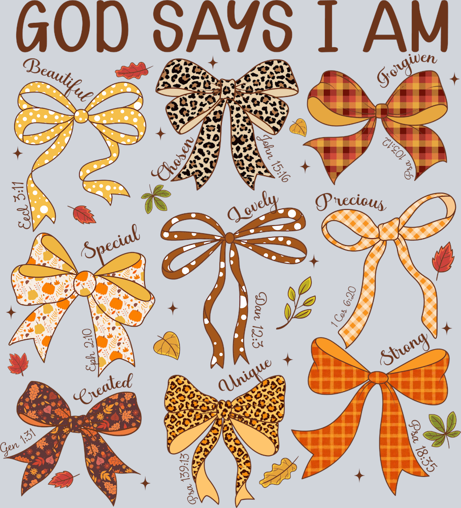 Fall God Says I Am - STK07367