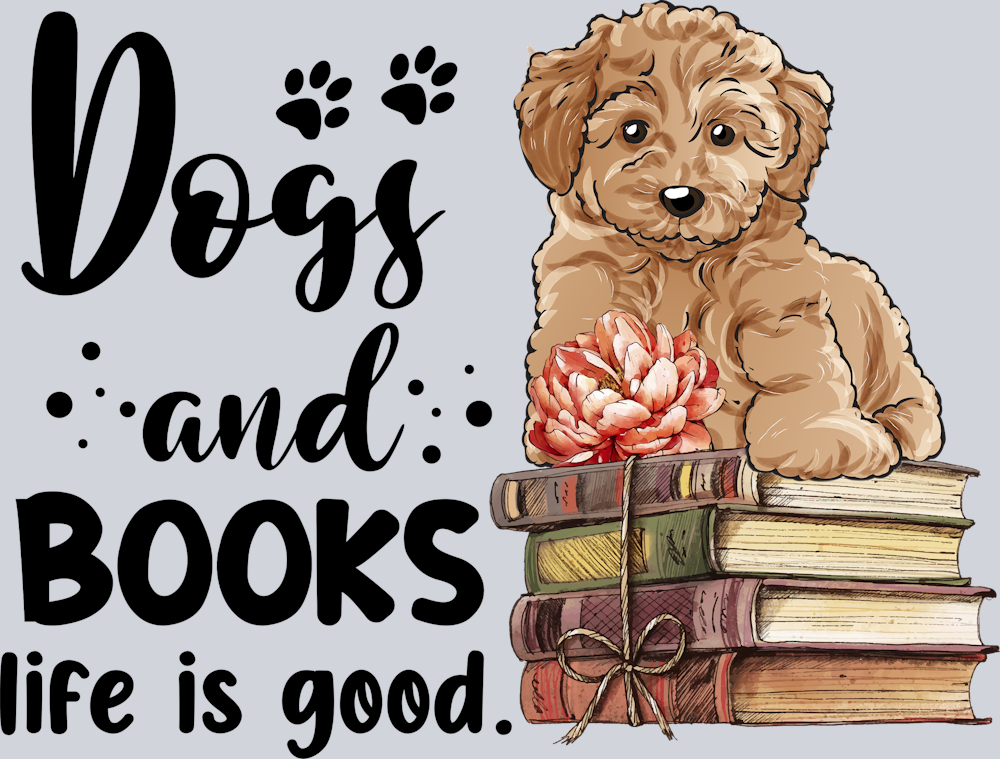Books Dogs Books Good - STK01044