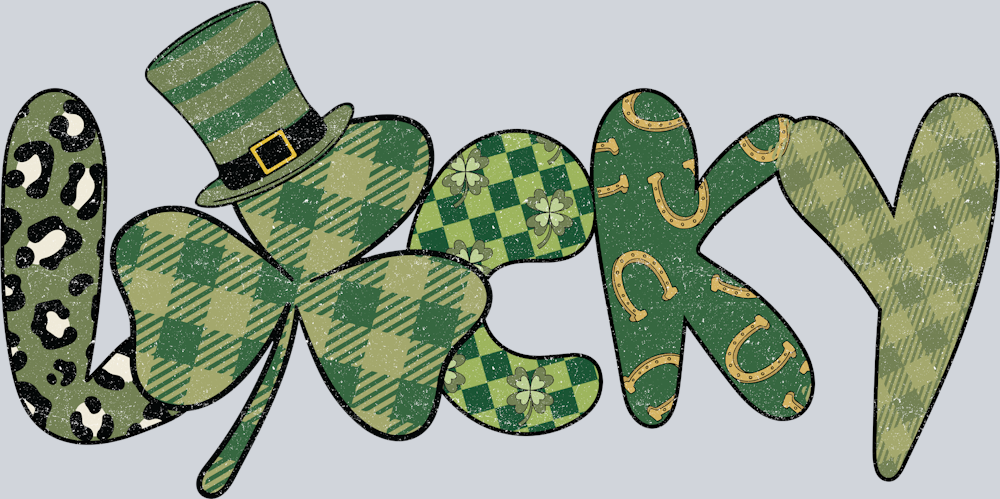 Retro Lucky Pattern - STK05216