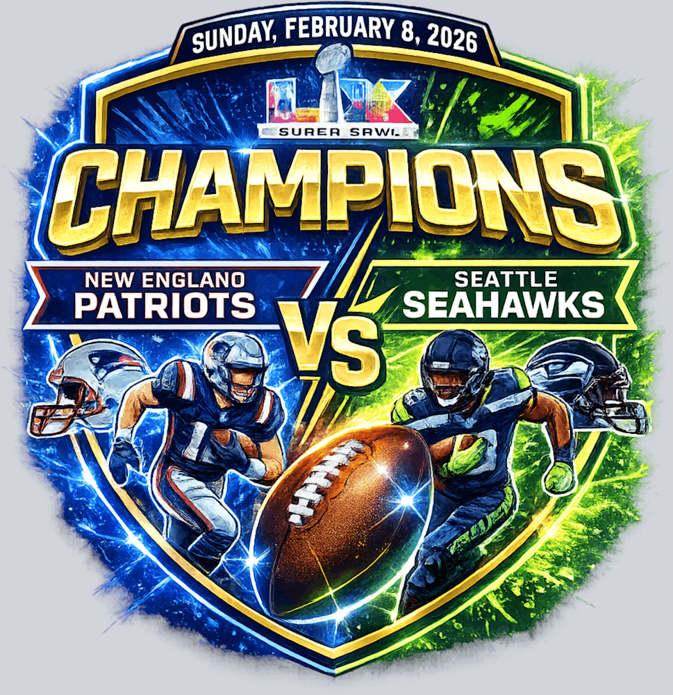 Football Championship 2026 Patriots Vs Seahawks 2 - STK07580