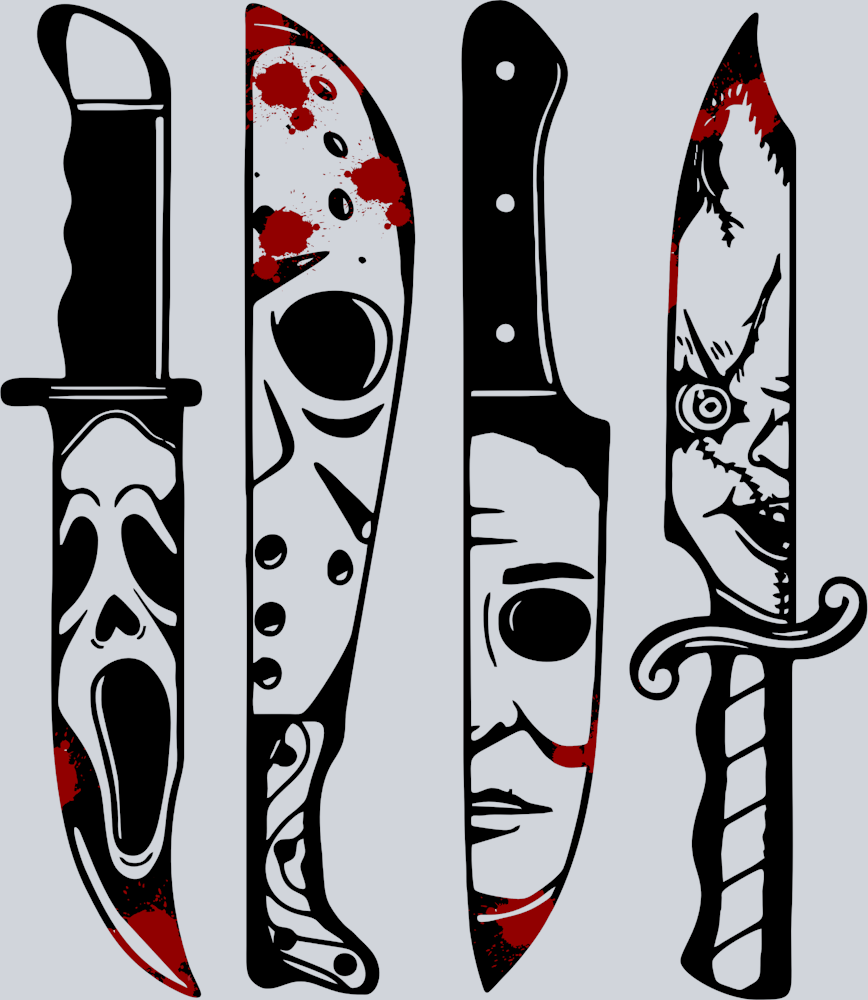 Halloween Knives With Blood - STK02490