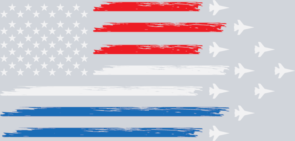 Red White And Blue Jets - STK05151