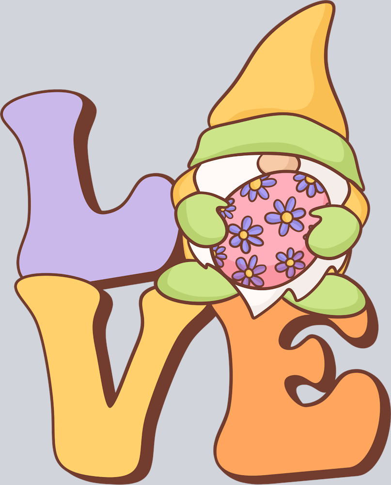 LOVE Easter Gnome - STK07015