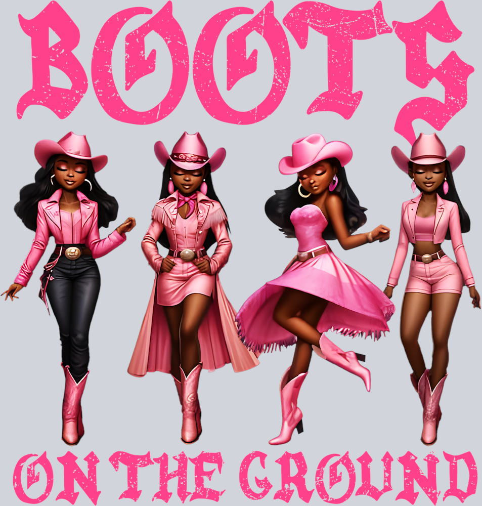 Boots On The Ground Pink - STK01093
