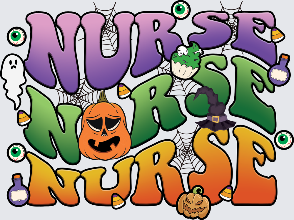 Spooky Triple Nurse - STK08286