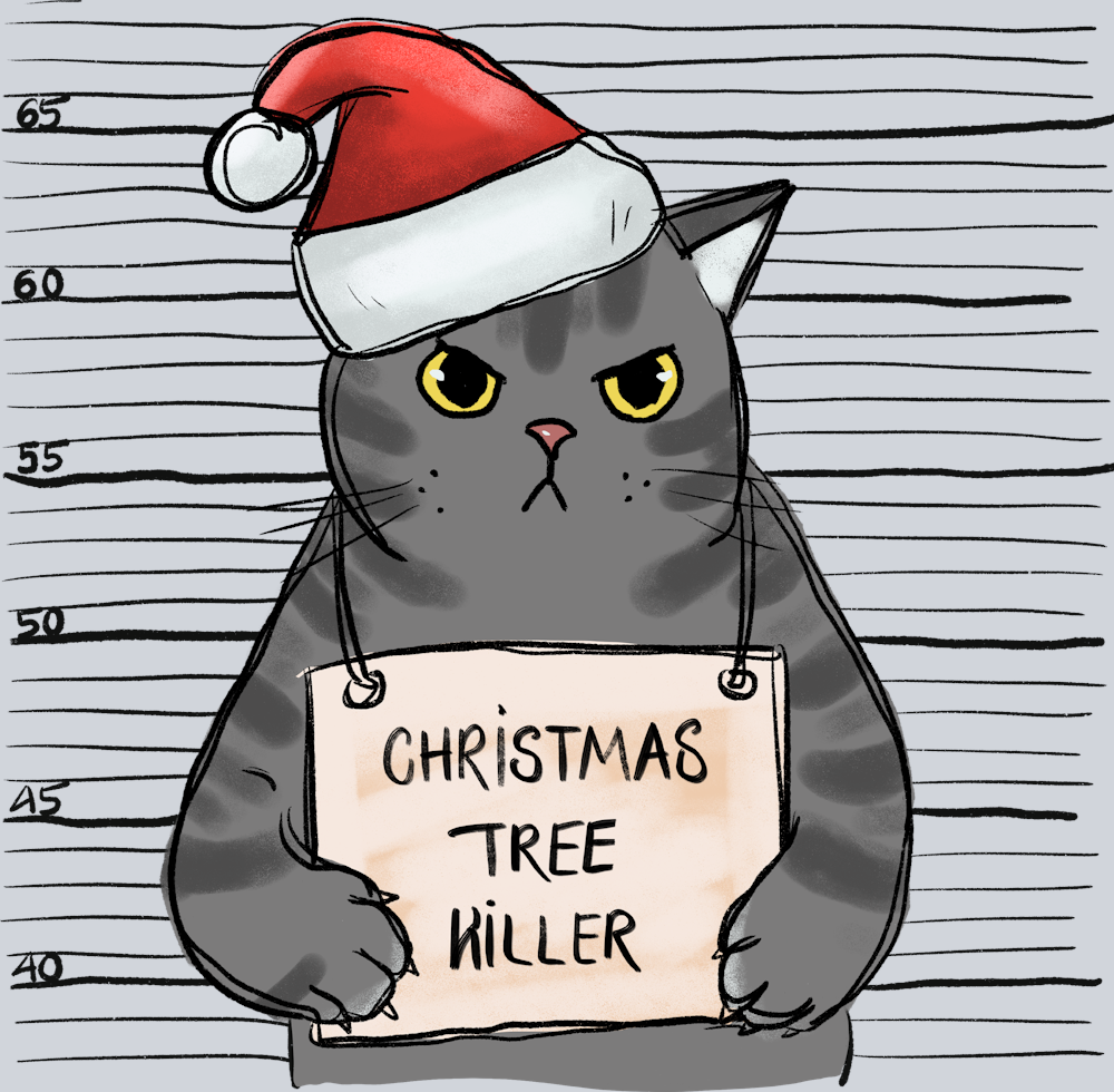Pets Christmas Tree Killer - STK04833