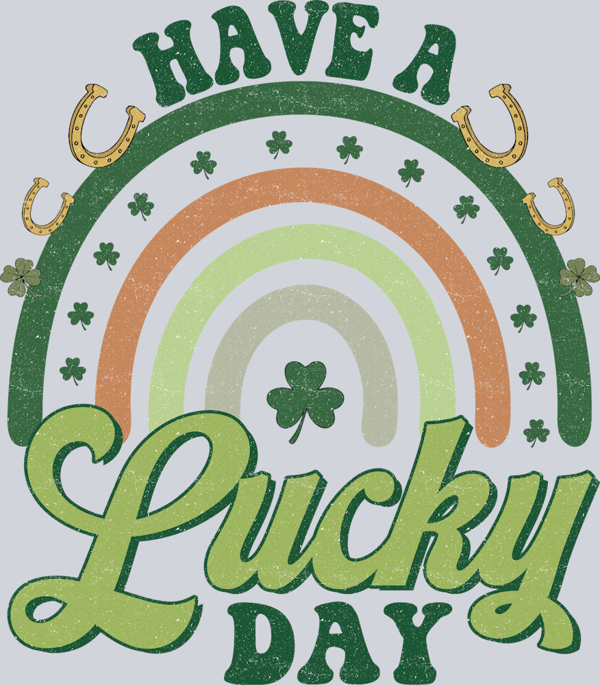 Retro Have A Lucky Day Rainbow - STK05202