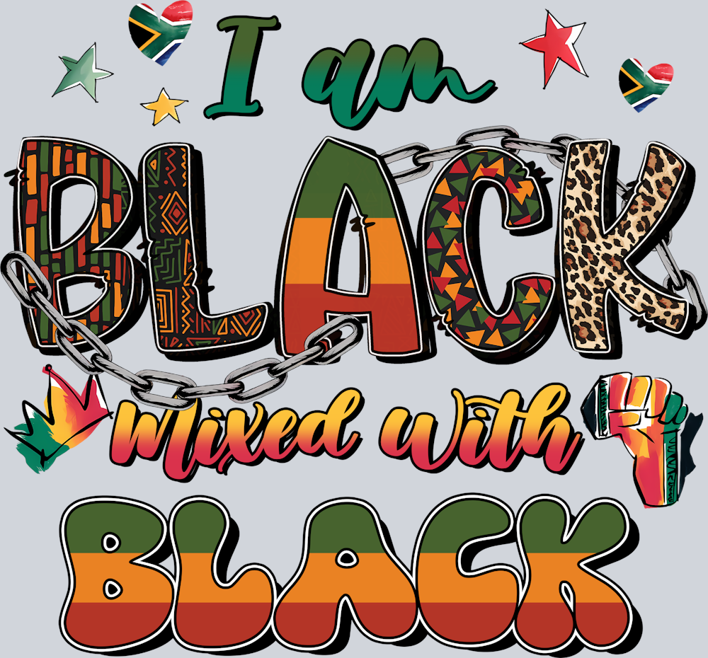 Black Mixed With Black  - STK00873