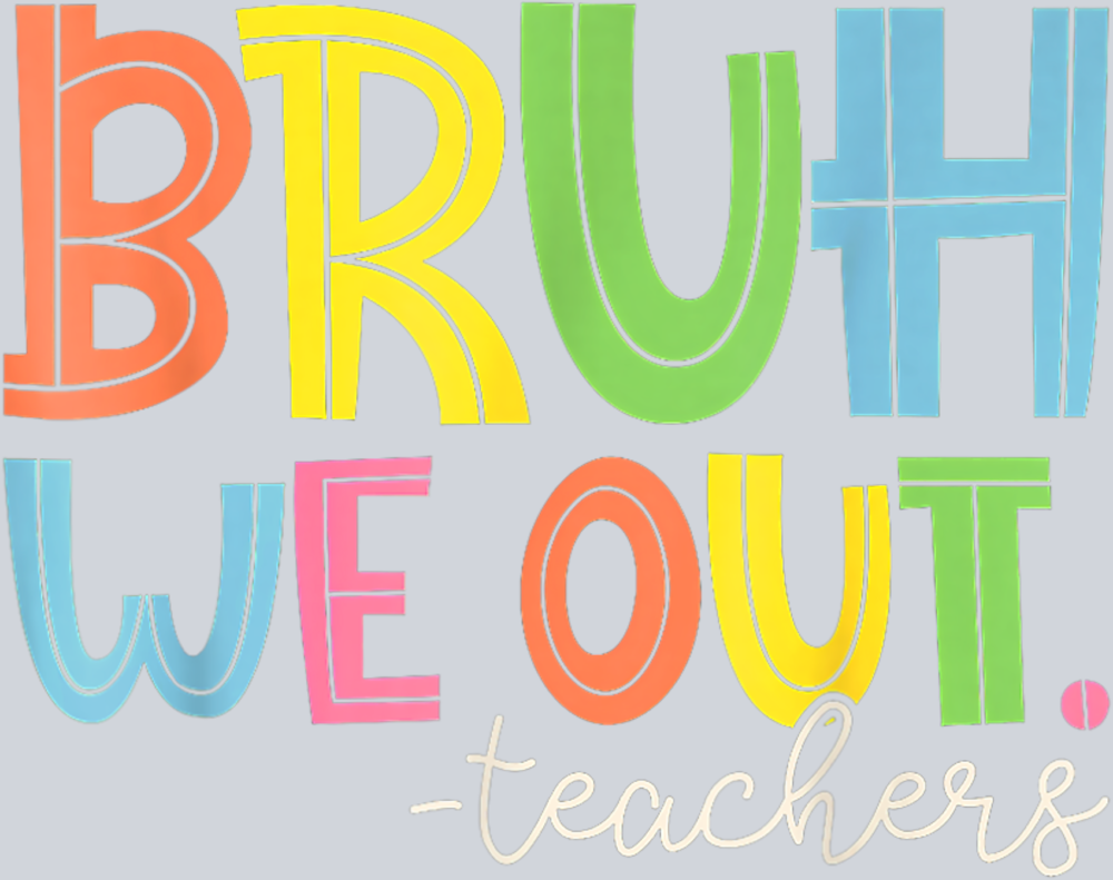 Bruh We Out 1 White - STK01166