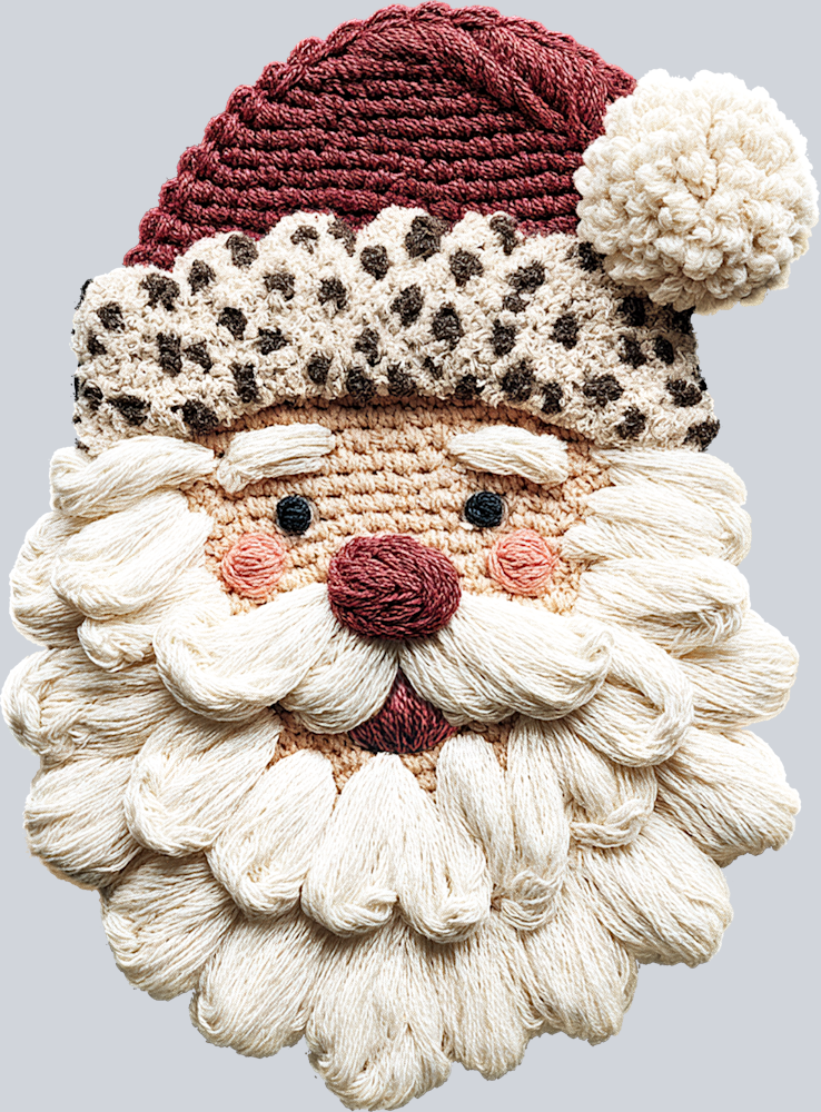 Faux Yarn Santa 3 - STK07511