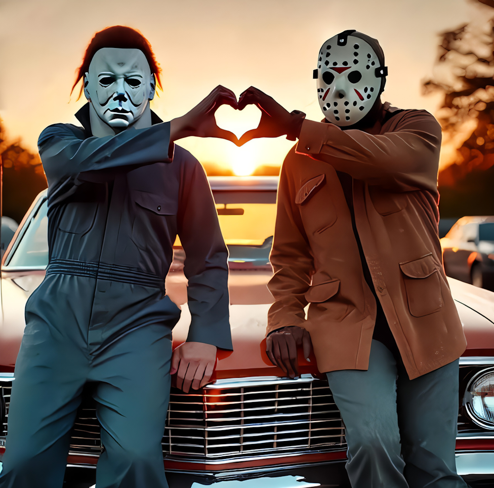 Michael Vs Jason Heart Hands 1 - STK04276