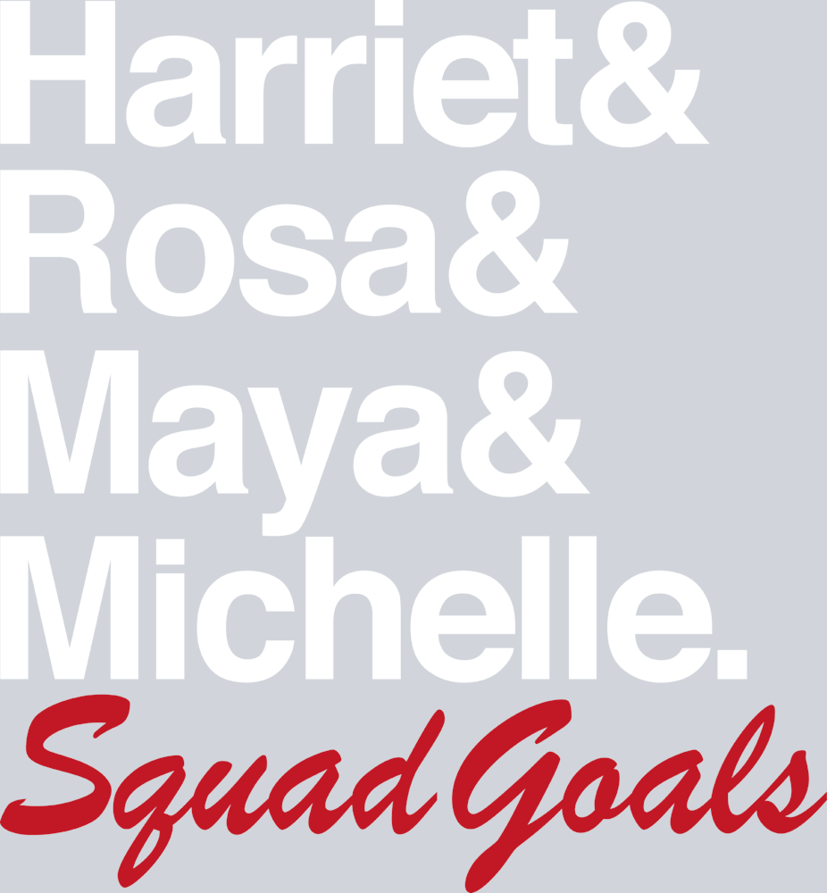 Harriet Rosa Maya Michelle Squad Goals White - STK02616