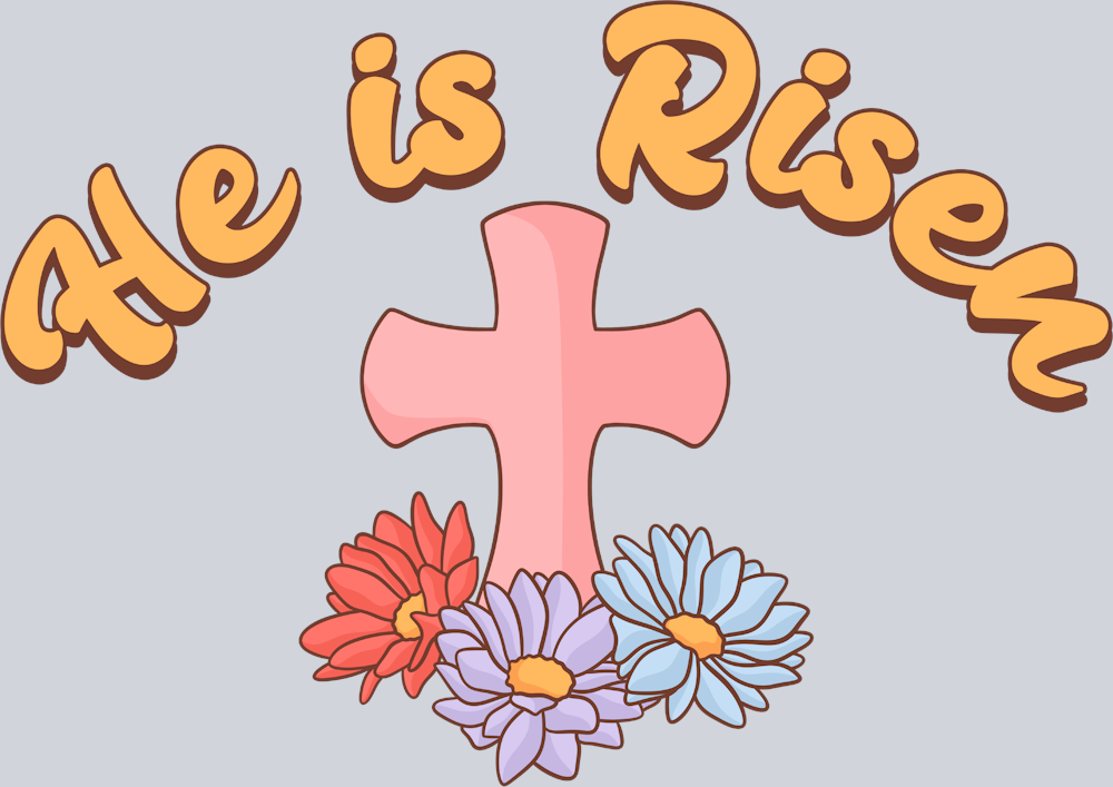 He Is Risen Cross - STK06997