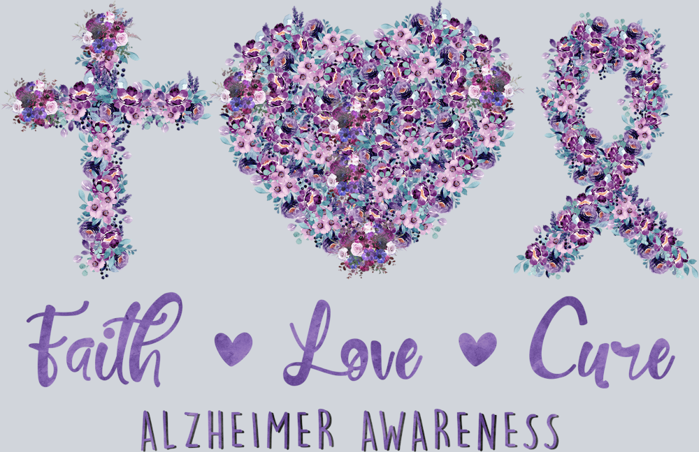 Faith Love Cure Alzheimers Awareness - STK06763