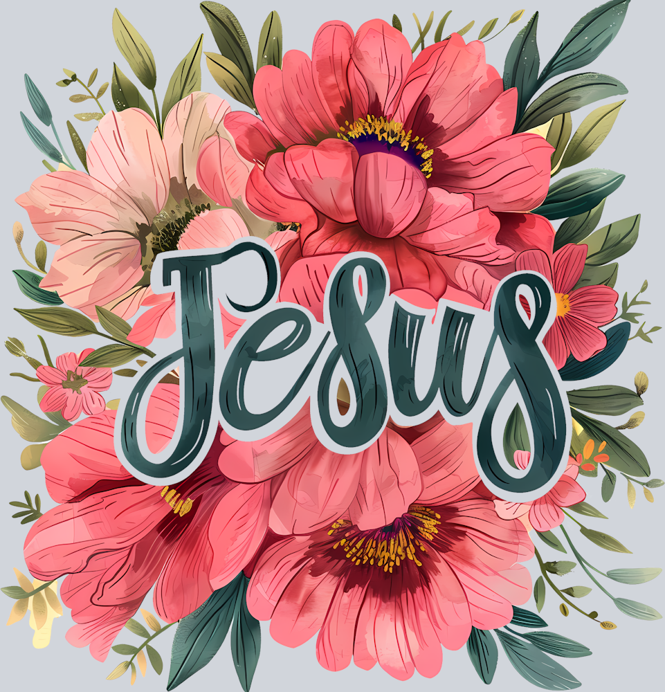 Jesus 4 Floral - STK03315