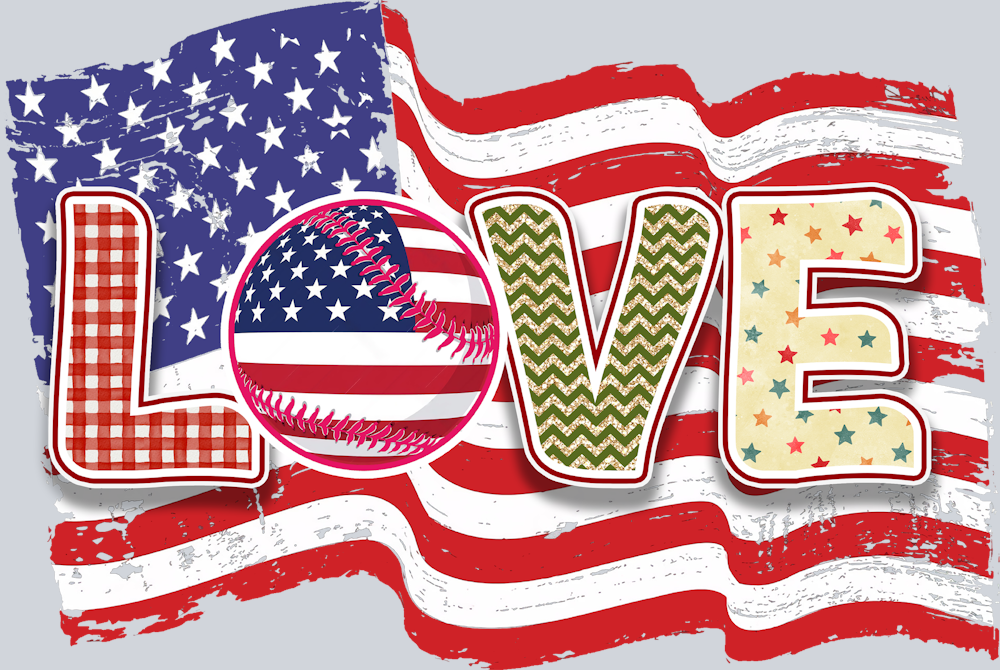 Love American Flag - STK03700