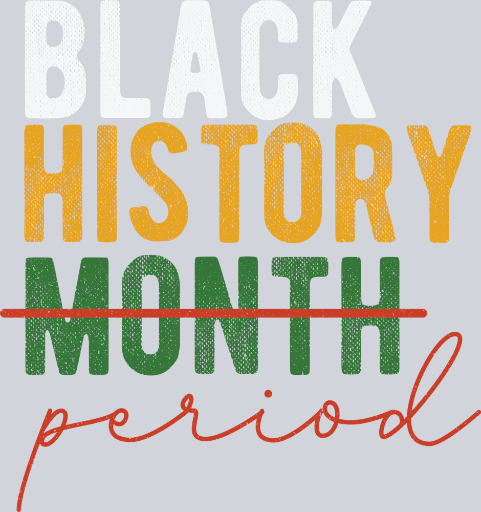 Distressed Black History Period - STK01652