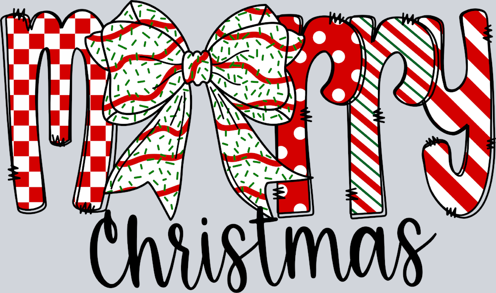 Merry Christmas Treecakebow - STK04250