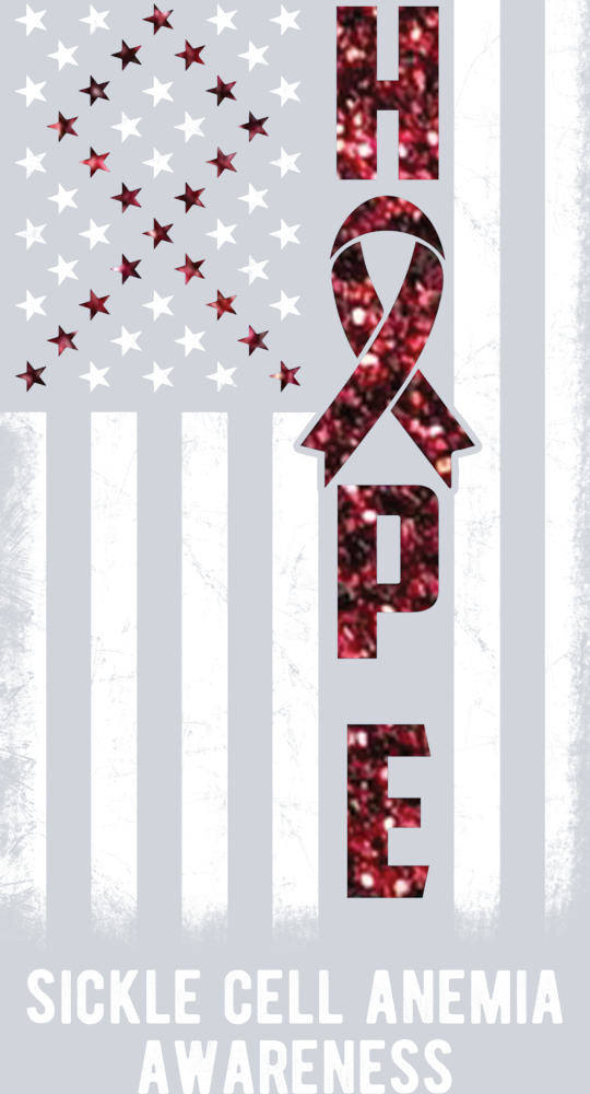 Hope Flag Sickle Cell Anemia Awareness - STK02793