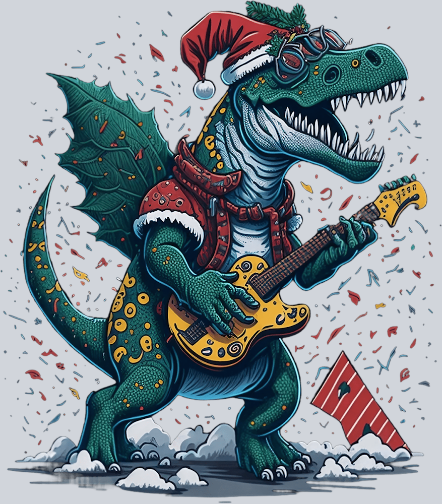 Rocking Holiday Dino - STK05268