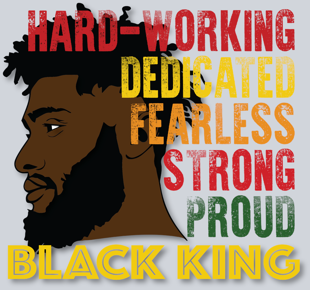 Black King Hardworking Dedicated - STK00831