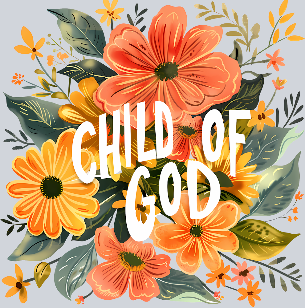 Child Of God 2 Floral - STK01258