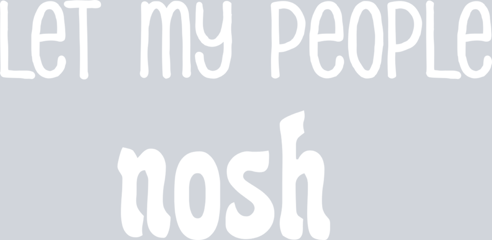 Let My People Nosh White - STK03569
