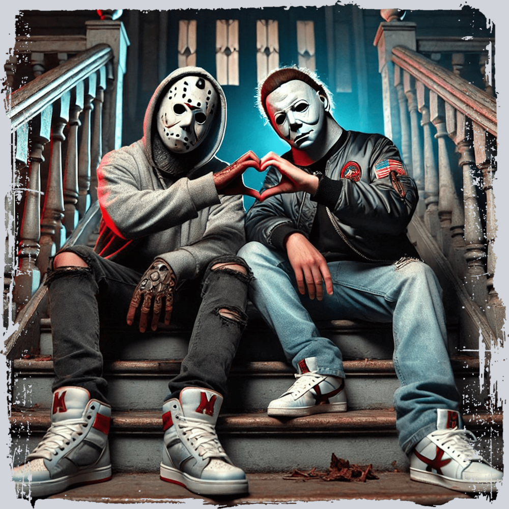 Michael Vs Jason Heart Hands 2 - STK04277