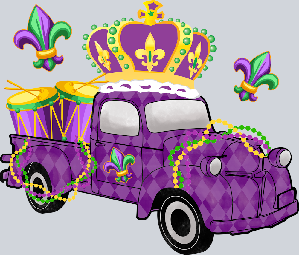 Mardi Gras King Truck - STK04065