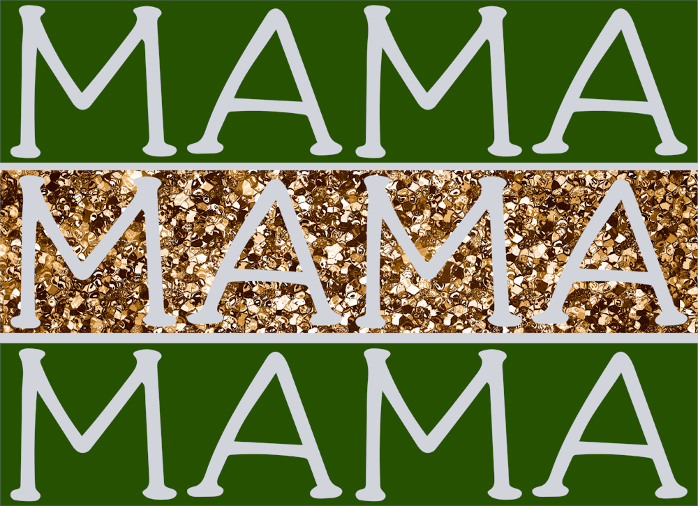 Lucky Mama Glitter - STK03875