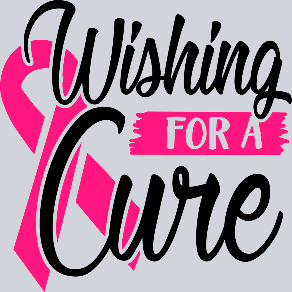 Wishing For A Cure Pink Ribbon - STK06485