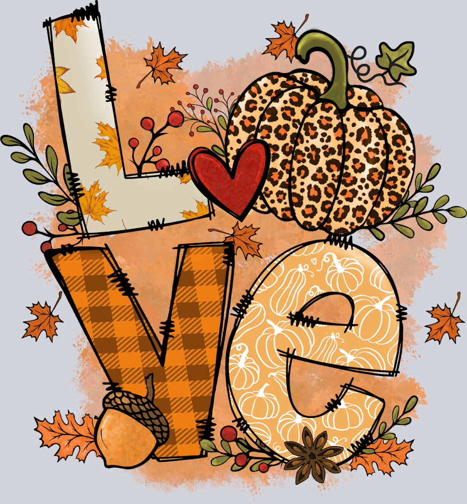 LOVE Pumpkin 2 - STK07227